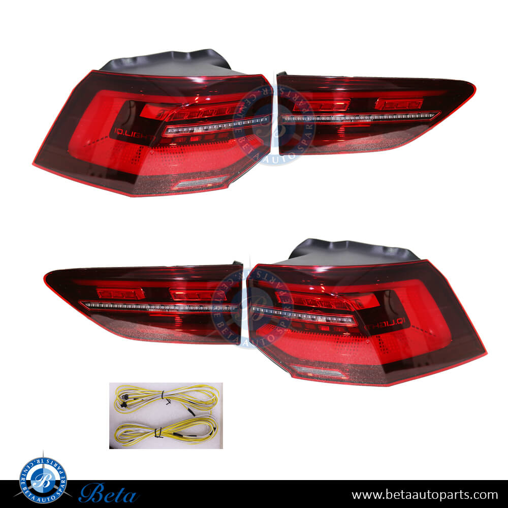 Tail Lamps Upgrade to Full Led Look for Volkswagen Golf 8 2020-Up models, Part Number 5H0945207A / 5H0945208A Tail Lamps Upgrade to Full Led Look for Volkswagen Golf 8 2020-Up models, Part Number 5H0945207A / 5H0945208A